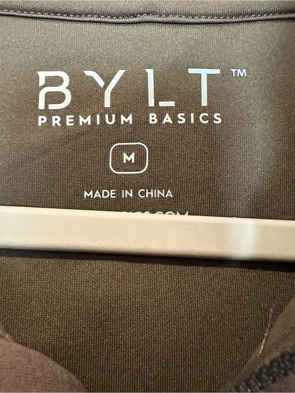 BYLT Women’s Opal Fleece Quater Zip Hoodie in Dark Taupe - Picture 7 of 7